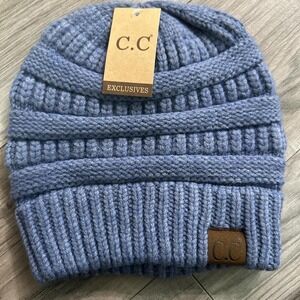New CC Beanie Denim Colored Hat